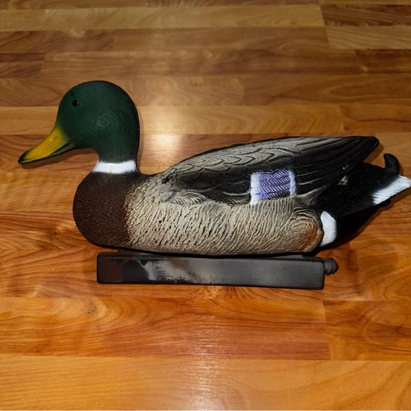 Beautiful Vintage Flambeau Mallard Decoy Duck 17” USA Made Purple Stripe In Wing - Picture 5 of 11